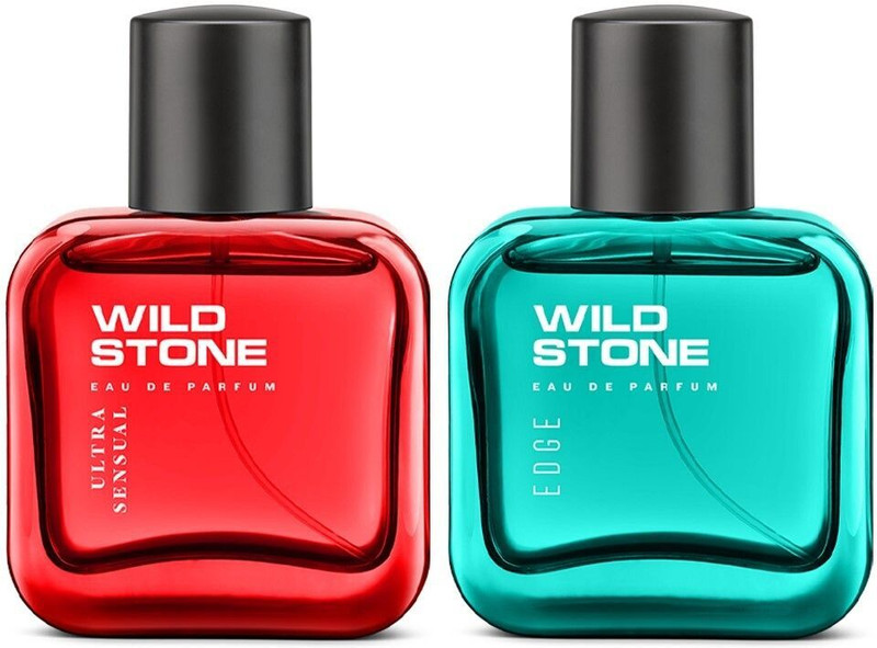 Wild Stone Ultra Sensual & Edge Eau de Parfum - 50 ml (For Men) Pack of 2 Eau de Parfum  -  100 ml(For Men)