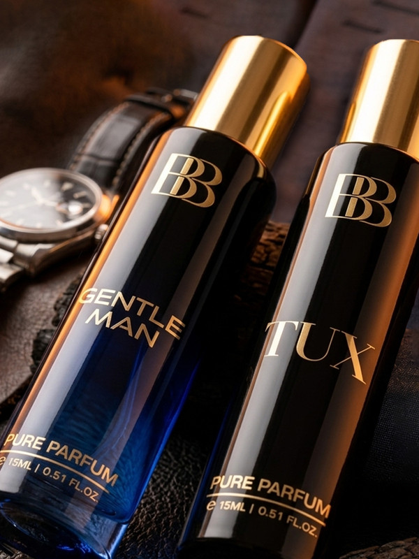 BERGAMOT BEAUTE GENTLEMAN Perfume & TUX Luxury Gift Set for Men Long Lasting 2x15 ml Combo Perfume - 30 ml(For Men)