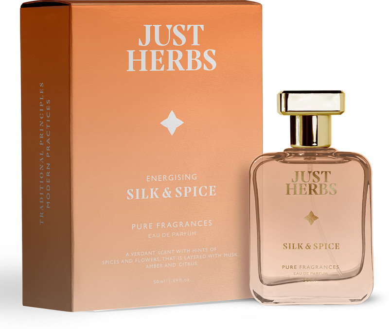 Just Herbs Energising Silk & Spice Perfect Gifting Luxury Scent Long Lasting Eau de Parfum  -  50 ml(For Men & Women)