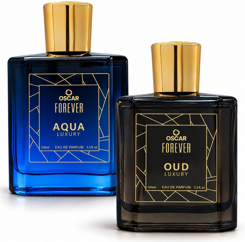 OSCAR Forever Luxury Aqua & Oud Premium Perfume Combo, Strong & Long Lasting Fragrance Eau de Parfum - 200 ml(For Men & Women)