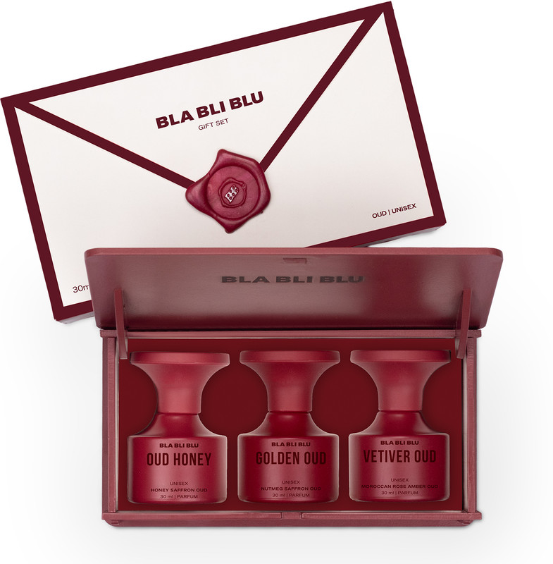 BLA BLI BLU Unisex Perfume Gift Set|3x30ml|Perfume for Men & Women|Oud & Spicy|Long Lasting Perfume  -  90 ml(For Men & Women)