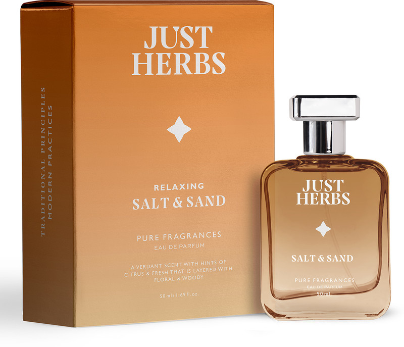 Just Herbs Relaxing Salt & Sand Eau De Parfumr LongLasting Eau de Parfum - 50 ml(For Men & Women)