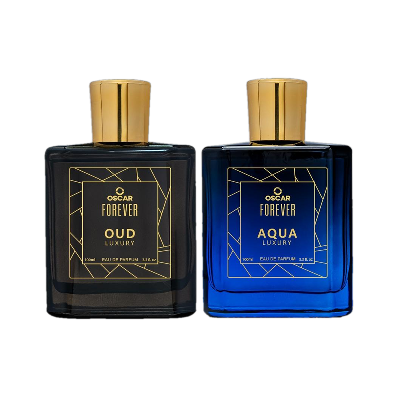 OSCAR Forever Luxury Aqua & Oud Premium Perfume Combo, Strong & Long Lasting Fragrance Eau de Parfum - 200 ml(For Men & Women)