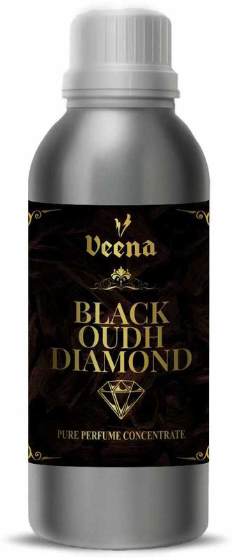 Veena Black Oudh Diamond Attar, Diffuser, Candle Making Unisex, Popular Scent Room, Garden, bedding room, Office, Bar Diffuser(Multicolor)