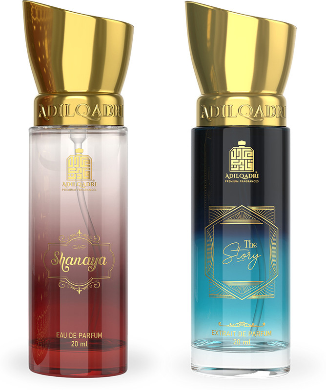 Adilqadri Shanaya And The Story Perfume Combo | For Men & Women 2x20ML | Long Lasting Eau de Parfum - 40 ml(For Men & Women)