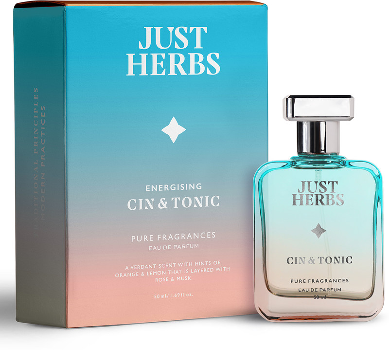 Just Herbs Energising Cin & Tonic Long Lasting Eau de Parfum  -  50 ml(For Men & Women)