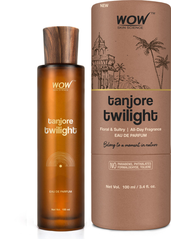 wow skin science Eau De Parfum Tanjore Twilight – Long Lasting & Unisex Perfume Eau de Parfum – 100 ml (For Men & Women)