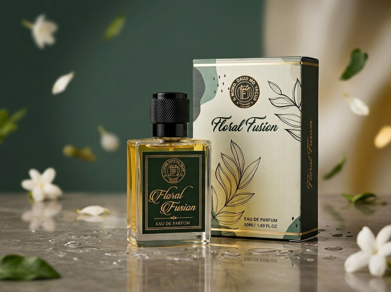 S Mohd Daud Md Yaqub Fragrance Kannauj Floral Fusion Perfume | Skin Friendly Long Lasting Fragrance Fresh Floral Notes Eau de Parfum  -  50 ml(For Men & Women)
