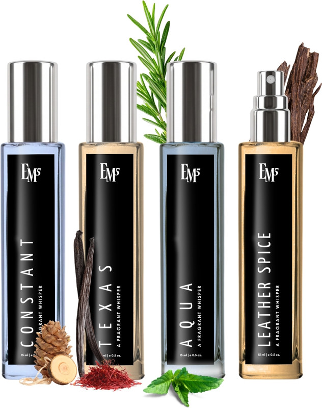 Em5 Combo Pack of 4 - Best of Men's Perfume Collection for Him 15 ml Each. Eau de Parfum - 60 ml(For Men)