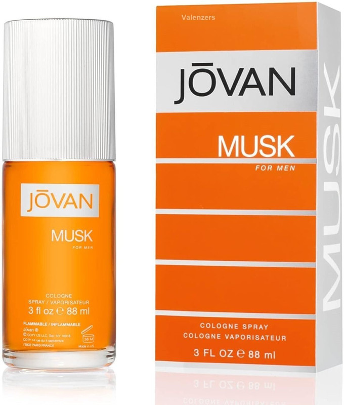 valenzers Jovan White Musk Eau de Cologne  -  88 ml(For Men)