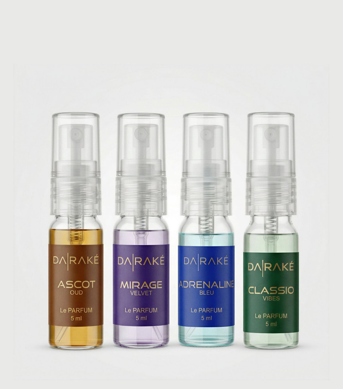 DA RAKE Discovery Set for 12 Hours Long Lasting | Oud, Aquatic, Floral & Fresh Perfume - 20 ml(For Men & Women)