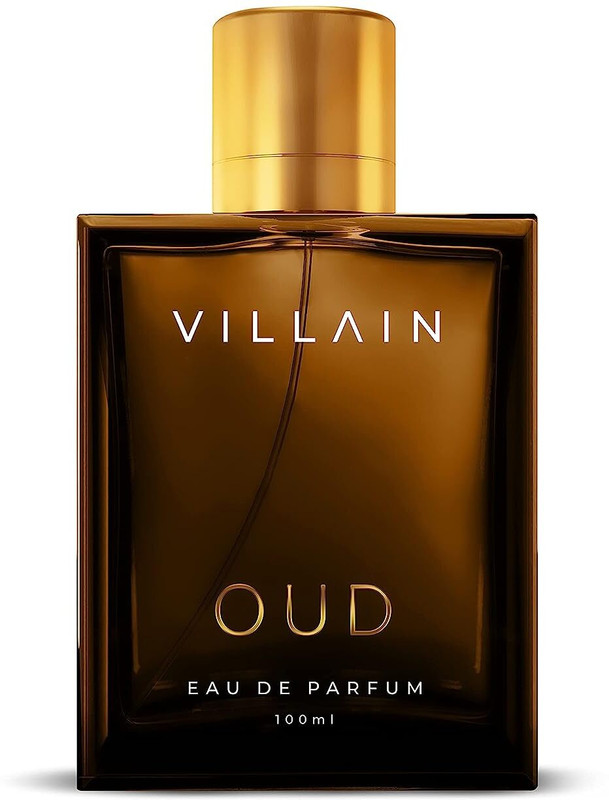 VILLAIN Oud Perfume | Saffron, Vanilla & Sandalwood Notes | Long Lasting EDP Eau de Parfum - 100 ml(For Men)