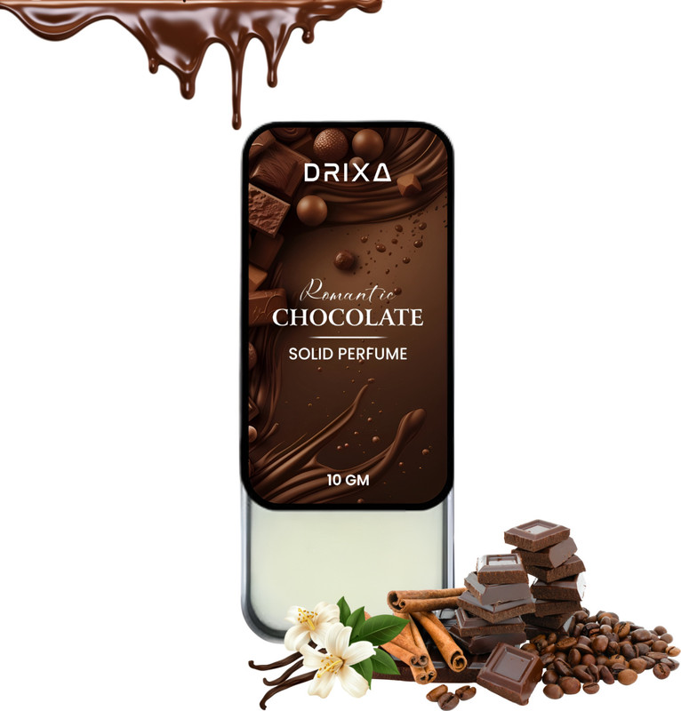 Drixa ROMANTIC CHOCOLATE fragrance solid perfume for wax perfume Deodorant Cream - For Men & Women(12 g)