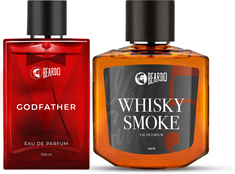 BEARDO God Father and wishky smoke EDP ml Perfume Set of 2 Pcs Eau de Parfum - 200 ml(For Men)