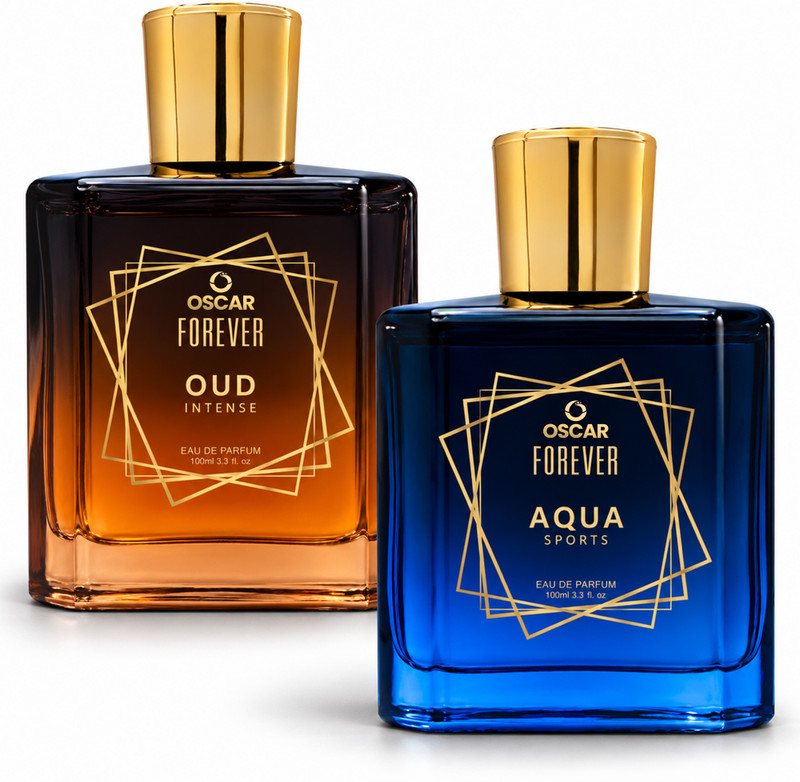 OSCAR Forever Aqua Sports & Oud Intense Premium Perfume Combo | Strong & Long Lasting Eau de Parfum  -  200 ml(For Men & Women)