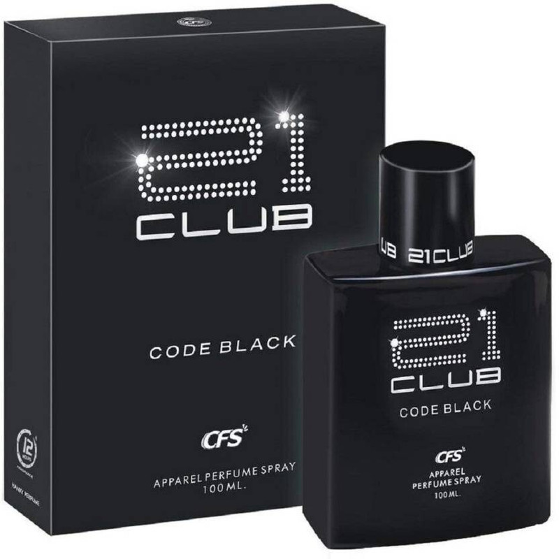 CFS 21 Club Code Black Apparel Perfume Spray Eau de Parfum - 100 ml(For Men)