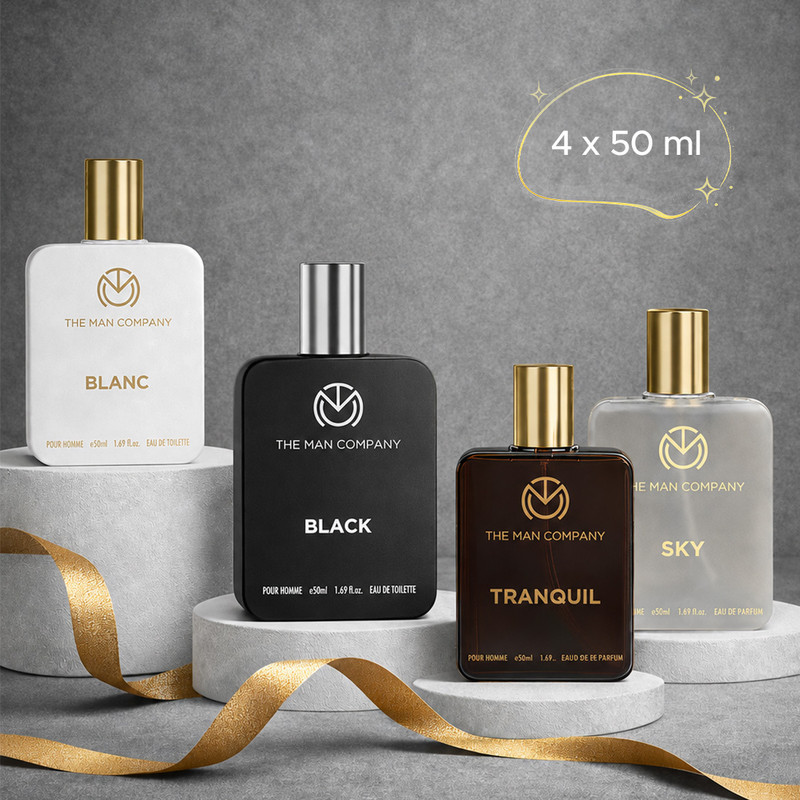 THE MAN COMPANY Perfume Gift Set - Timeless Fragrances | Luxury Long-Lasting Perfumes For Men Perfume  -  200 ml(For Men)