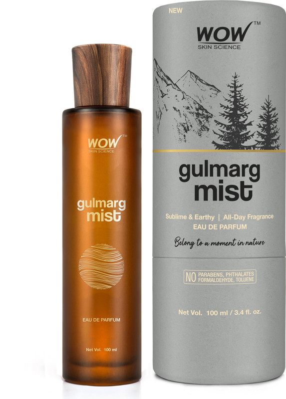 wow skin science Eau De Parfum Gulmarg Mist – Long Lasting & Unisex Perfume Eau de Parfum – 100 ml (For Men & Women)