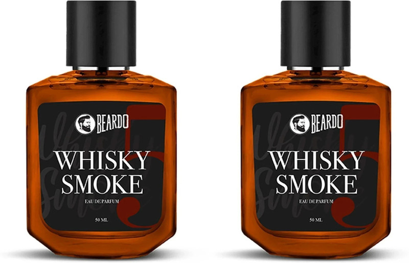 BEARDO Whisky Smoke Perfume for Men, 50ml | EAU DE PARFUM ( Pack of 2) Eau de Parfum  -  100 ml(For Men)