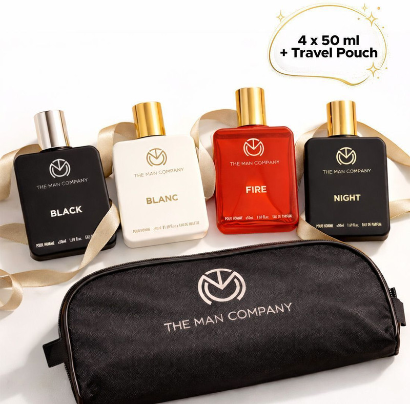 THE MAN COMPANY Perfume Gift Set for Men- A Gentleman's Choice | Long-Lasting Perfumes for Men Perfume  -  200 ml(For Men)