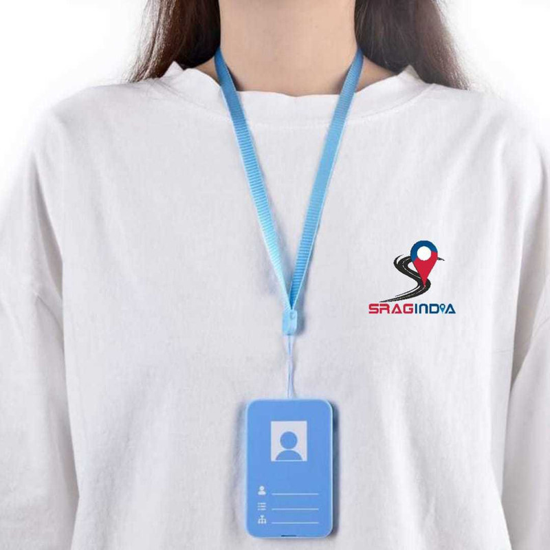 srag india SRAG ID CARD GPS TRACKER Student GPS id card GPS Safety Smart Tracker(BLUE)