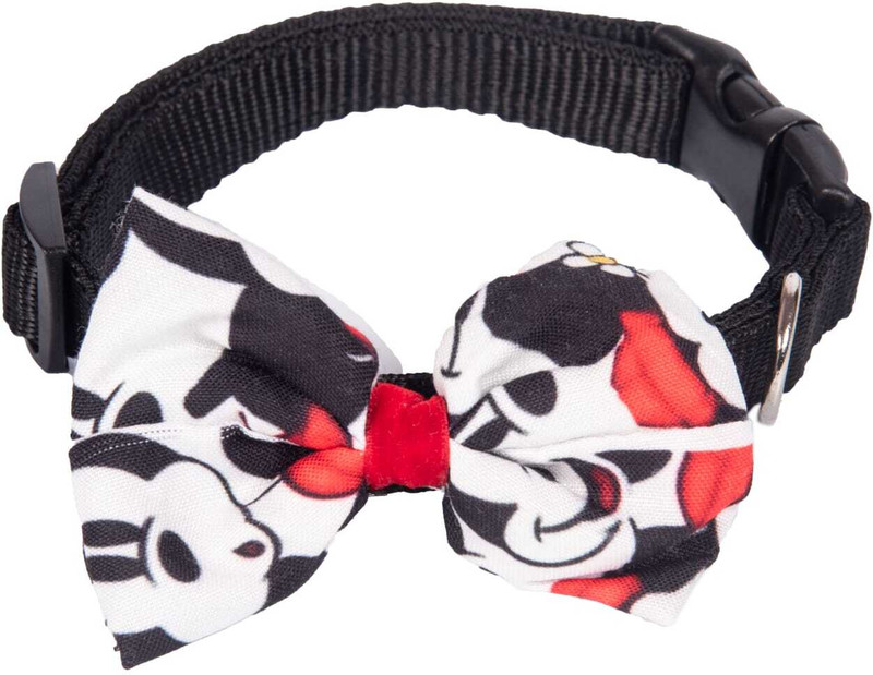 Fashnita clothing Bandana for Dog(balck, white)