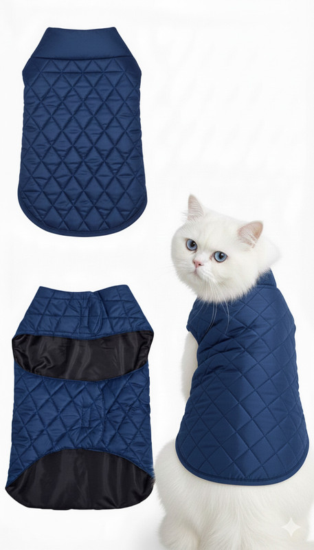 PET SNUGS Winter Jacket for Cat(Purple)