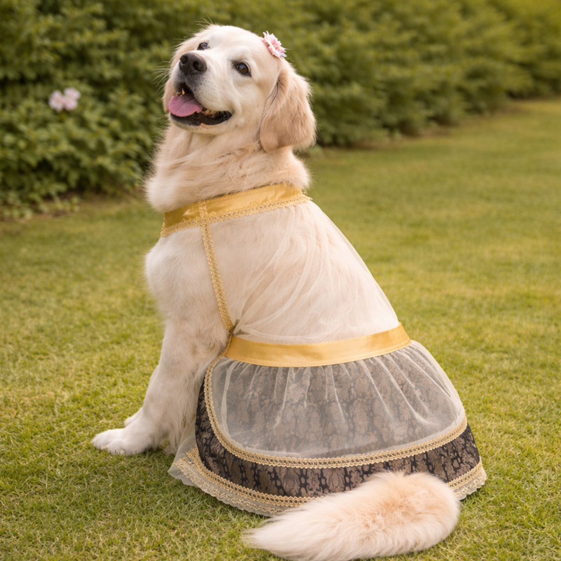 Pupmeo Dress for Dog(Maroon)