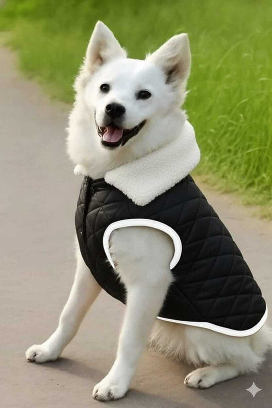 OLENE Winter Jacket for Dog, Cat(Dark Pink)