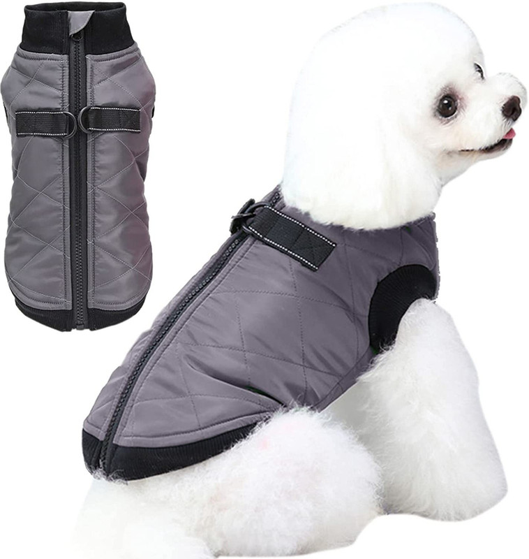 PetVogue Winter Jacket for Dog, Cat(Grey)