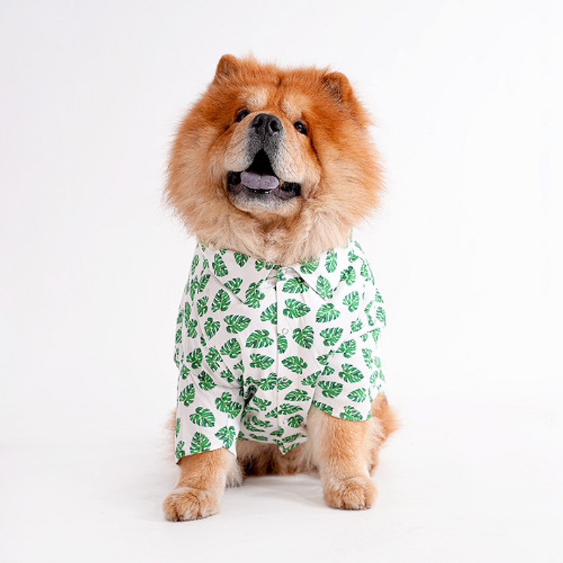 Barks & Wags Shirt for Cat, Dog(Hawaiian Print)