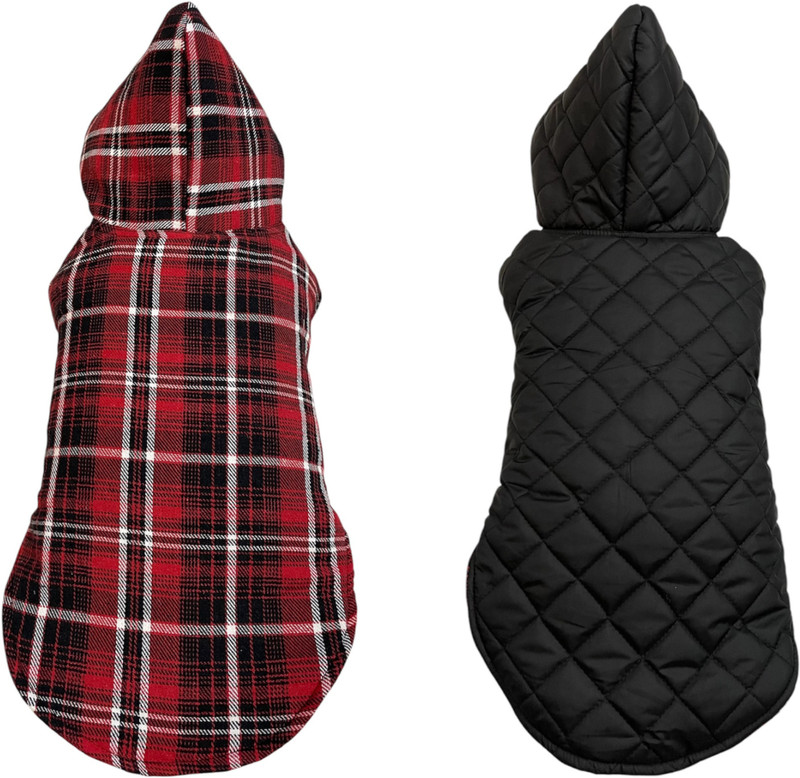 Pets Planet Winter Jacket for Dog, Cat(BluedotPrintHoodie)