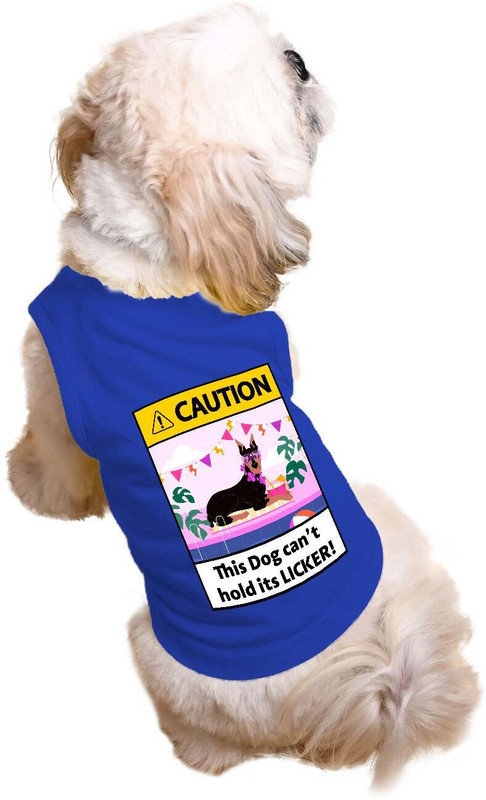 RUSE Tank, T-shirt for Dog(Blue & Red)