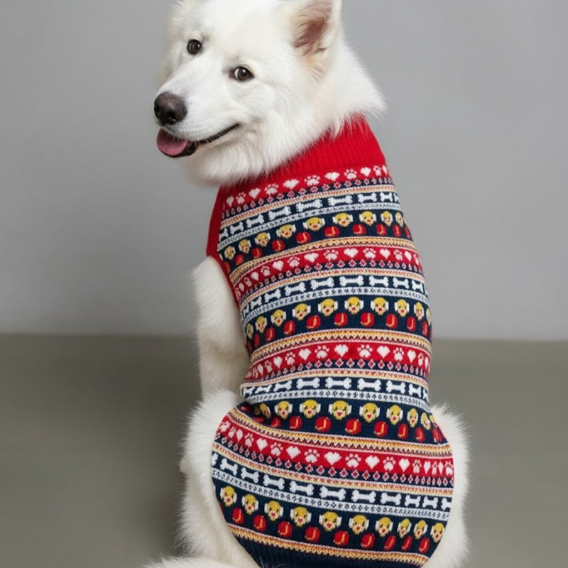 Lana Paws Sweater for Dog, Cat(Red)