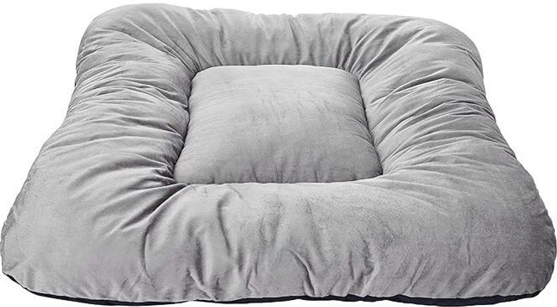 Heaven Luxurious Reversible Dual Ultra Soft Velvet Luxury Dog Cat & Puppies Mat Grey(3XL) XXXL Pet Bed(Grey)
