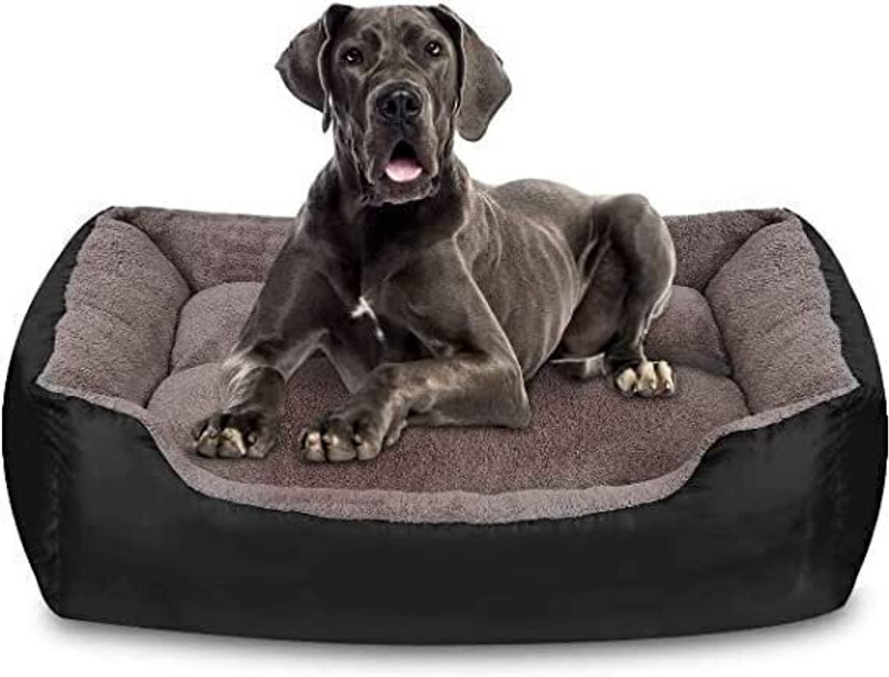 petlux Dog Beds Washable Pet Basket Kennel Bed for Dogs Blanket Beds. S Pet Bed(Blue)