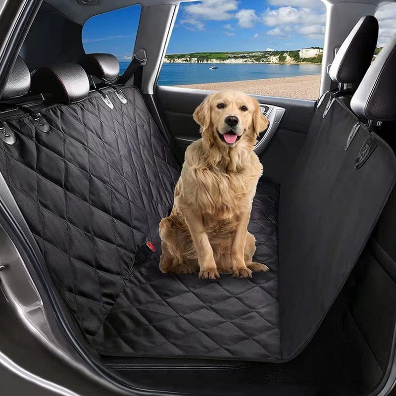 Fluffy Fluffys Dog Car Seat Covers Waterproof Scratch Proof Nonslip Pet Back Seat Cover M Pet Bed(Fluffys)