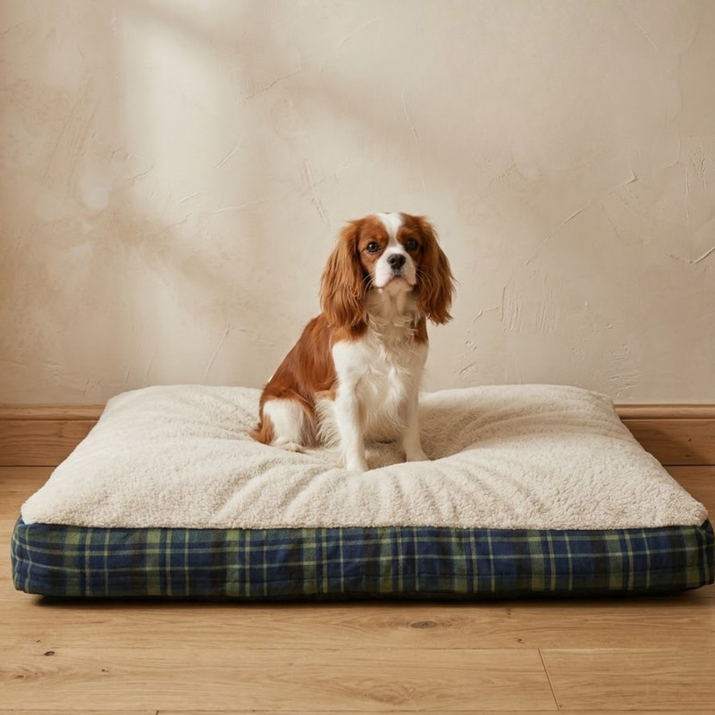 PAWPOURRI Dogs & Cats Premium Ultra Soft and Warm S Pet Bed(Green)