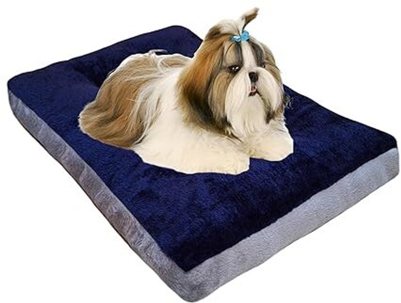 Ansh enterprises Washable Medium Size Comfortable Mat 30 inch 3" Mattress Pet Bed for Dogs & Cats S Pet Bed(Olive Green)