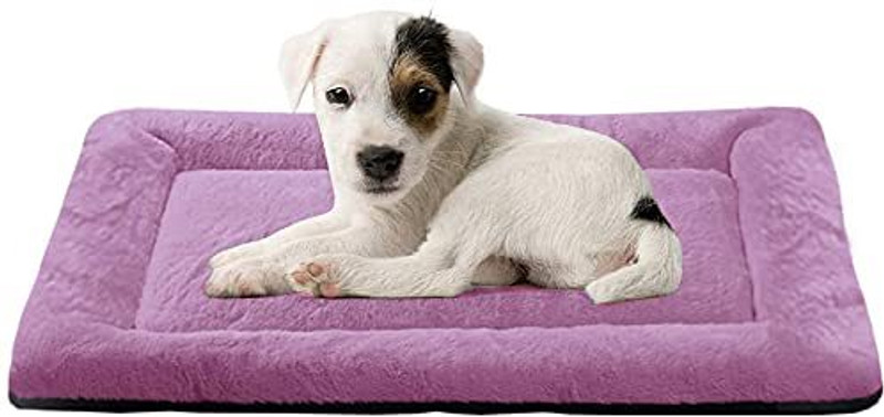 KOZI PET Summer Super Soft Dog & Cat Crate Bed -Fluffy Pet Bed All Season-Machine Wash L Pet Bed(KOZIPET)