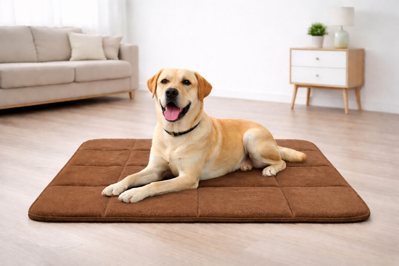 SH Luxe Dog Bed Mat XXXL Pet Bed(Brown)