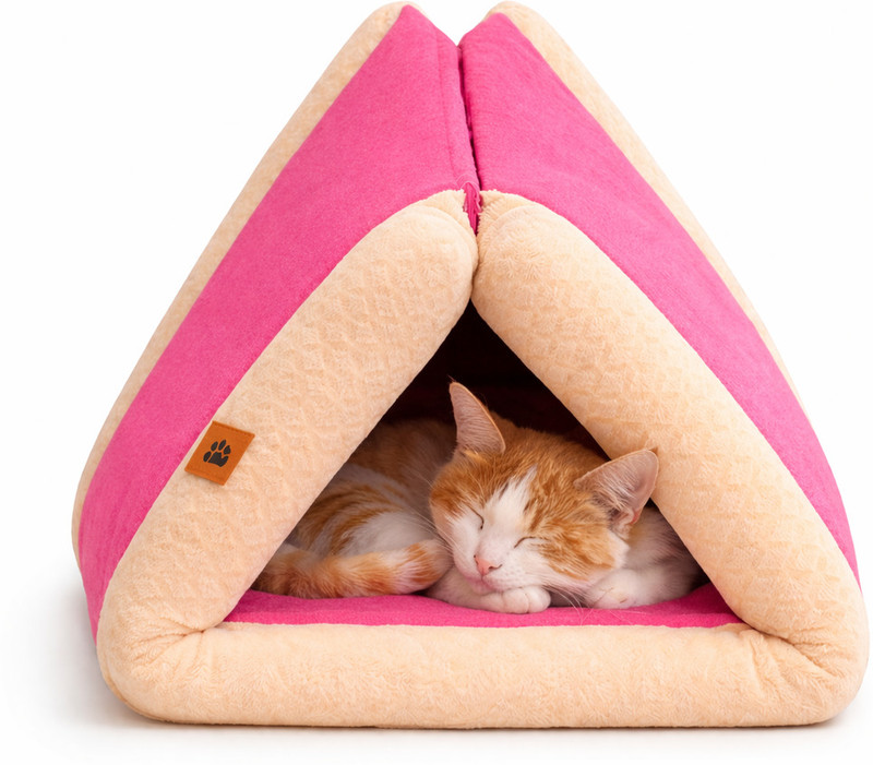 SH Luxe Cat bed Adult S Pet Bed(Pink)