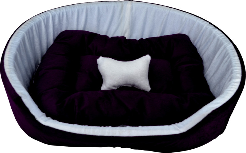 Furry Smile Premium Dog Beds With Haddi, Sofas & Chairs for Dogs and cat S Pet Bed(Red & Grey)