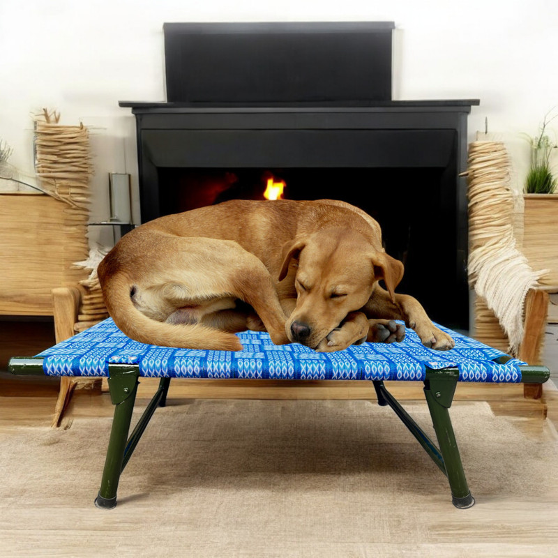 NATTNAK WE TRULY CARES Dog Pet Bed Foldable M Pet Bed(Multicolor)