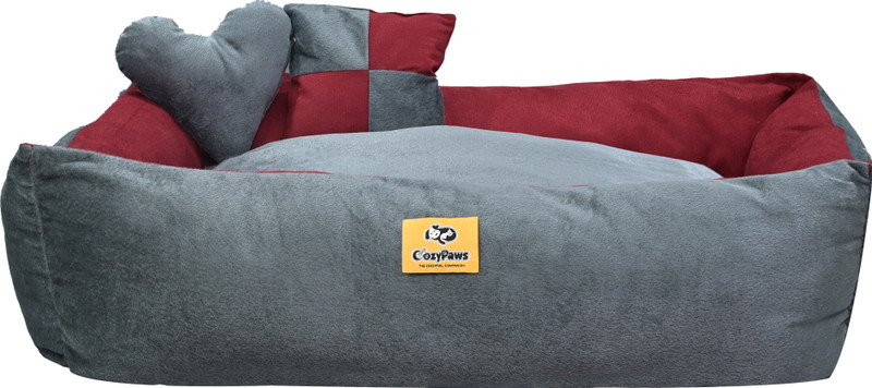 petlux Dog & Cat Washable Beds for Indoor Pets & Puppy, Round Dog Bed Sofa for Dogs. S Pet Bed(Navy Blue)