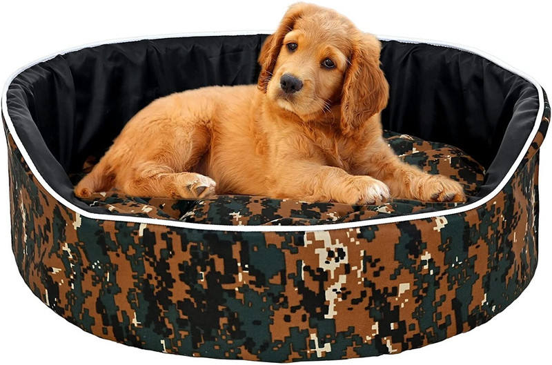 MS PET HOUSE PET-BED-ARM-MULTI-GREEN-S S Pet Bed(Muli, Green)