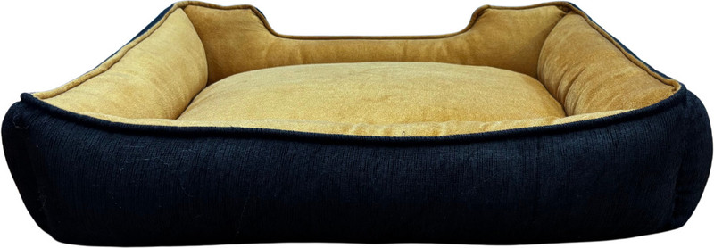 Guru Soft & Comfortable Dogs & Cats Bed For Rest & Sleep, Grey, S, LWH, 60x45x23 cm S Pet Bed(Grey)