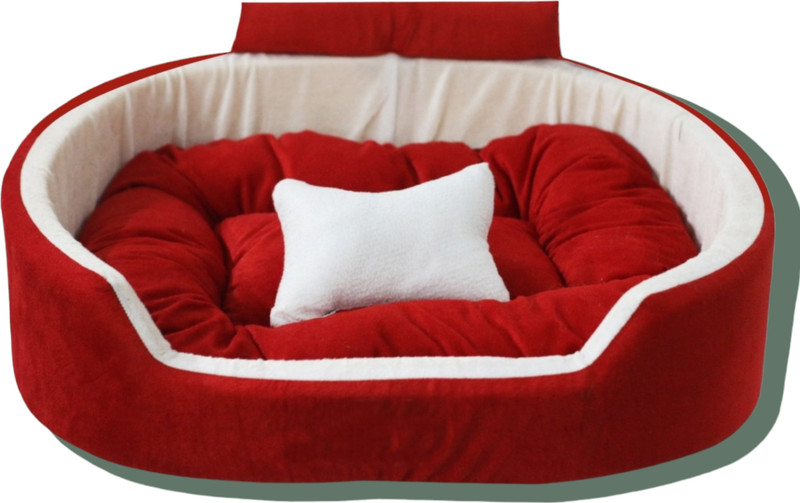 Royals Rore Ultra shoft beds 4XL Pet Bed(Red091)