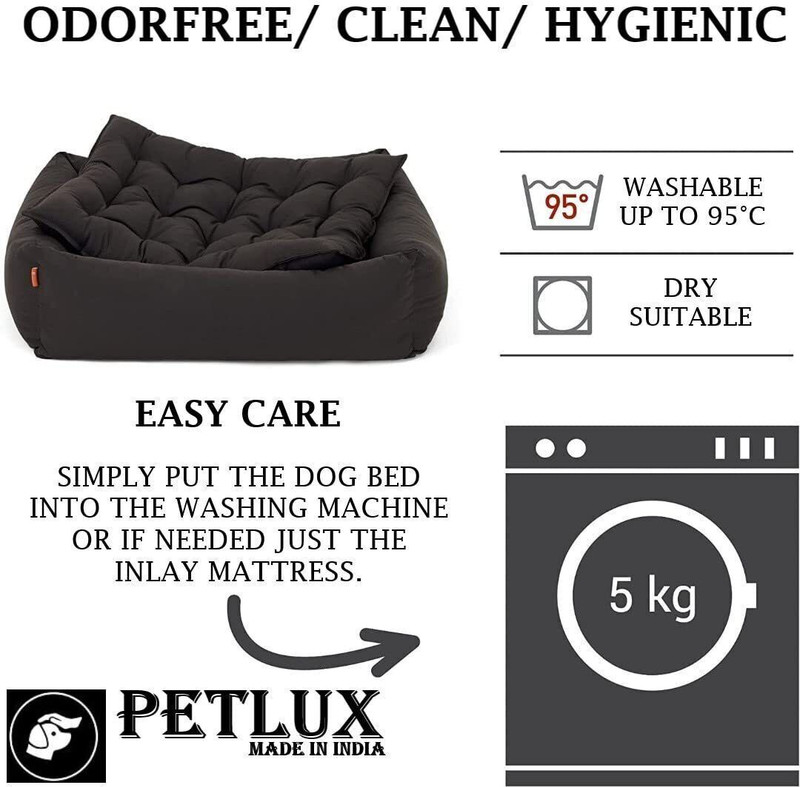 Ashok enterprises Dog Bed Supersoft Unique Design Dual Color Velvet Bed XXL Pet Bed(Brown)