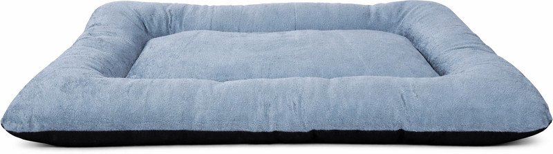 CozyPaws Premium Soft Reversible Velvet Dog Bed with PP Fiber Filling for Pets Washable XL Pet Bed(Grey, Black)